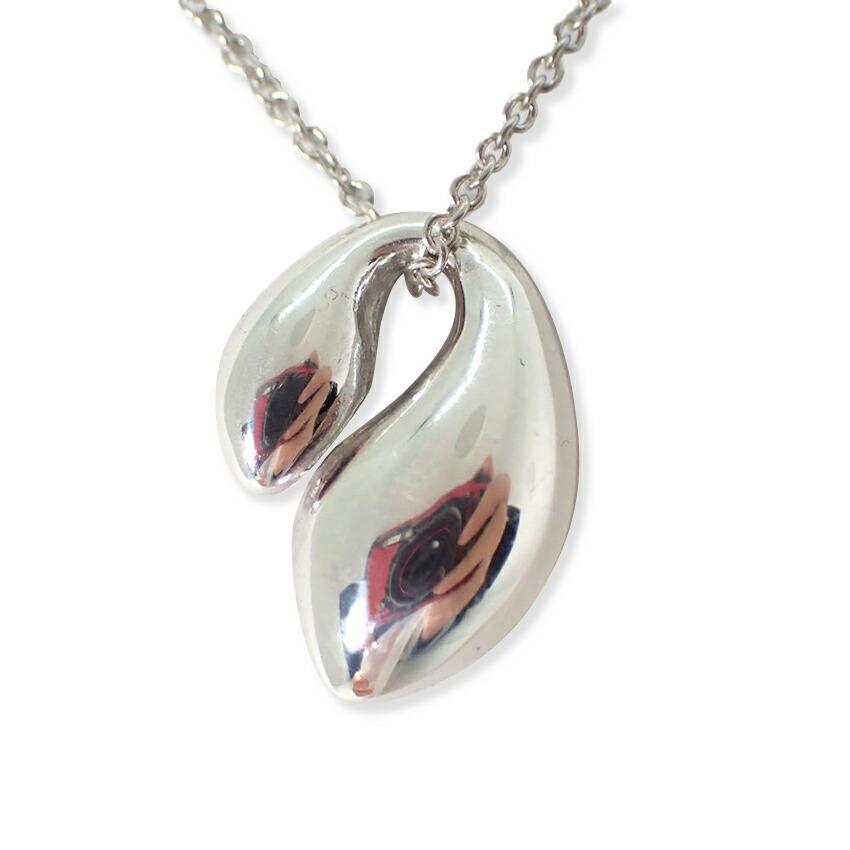 

[Used] TIFFANY/Tiffany 925 double teardrop pendant/necklace/g454-87