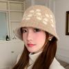 Vintage Jacquard Knitted Hat Autumn Winter Bucket Hat, Women's Hat Warm Ear Protection Beanie Wholesale