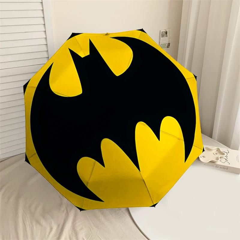 

1PC Warner batman logo Umbrella-8-Rib Reinforced, Automatic Open, Lightweight & Durable-A69