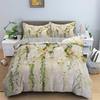 Watercolor Flowers King Queen Duvet Cover Colorful Blooming Floral Bedding Set For Teen Adult Plant 2/3pcs Polyester Quilt Cover