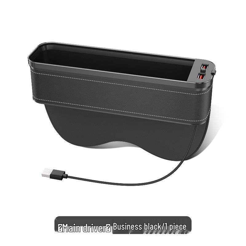 Car Seat Gap Organizer with Light & Charging Function