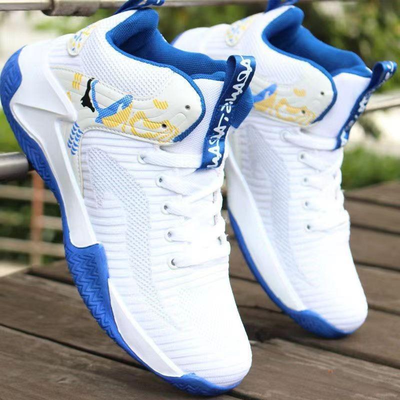 Scarpe da basket primavera e autunno nuove mesh fly-woven traspiranti leggere scarpe sportive con plateau scarpe casual per giovani