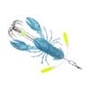 Soft Crustacean Fishing Tackle with Bright Body, Slow Sink and Umbrella-Style Hook Cluster for Retrieval Fishing Use