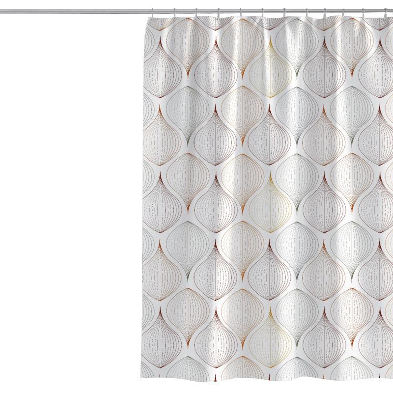 

Водонепроницаемая полиэстеровая занавеска для душа, устойчивая к плесени, для ванной, изоляционная крышка для ванной, занавески для ванной комнаты, домашний душ 80(W)x180(H)cm