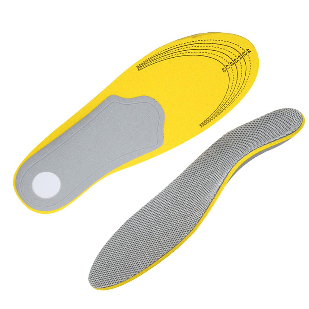 Fotkorrigerande innersulor Stötdämpning Klippbara Fotvalvsstöd Ortopediska inlägg för Plattfot S(35 40)