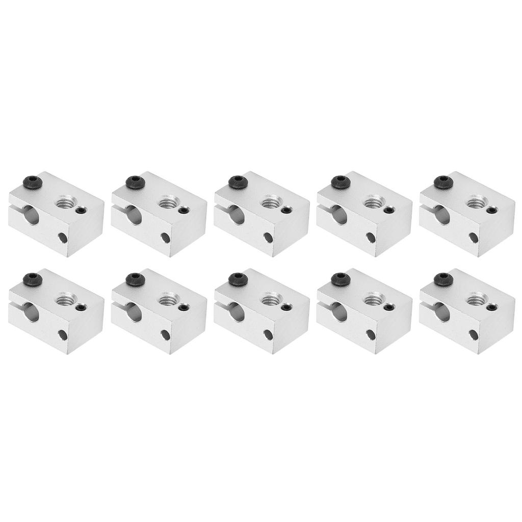 10Pcs Aluminum Heating Block PT100 Sensor for V6 3D Printer Heater Nozzle Accessories