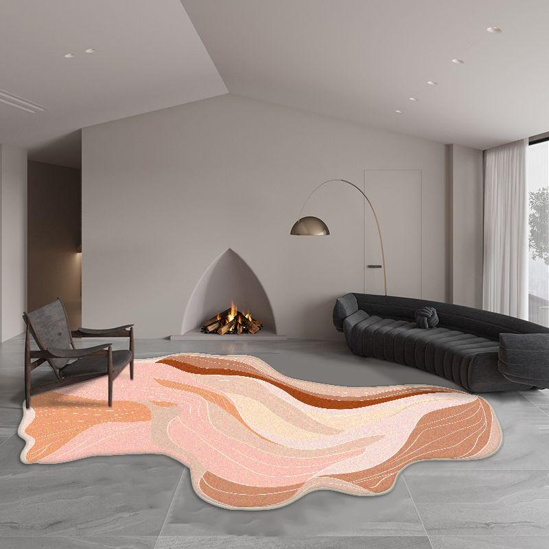 Irregular Shape Living Room Carpet Modern Decoration Home Large Area Rugs Bedroom Bedside Short Velvet Washable Floor Mat Soft