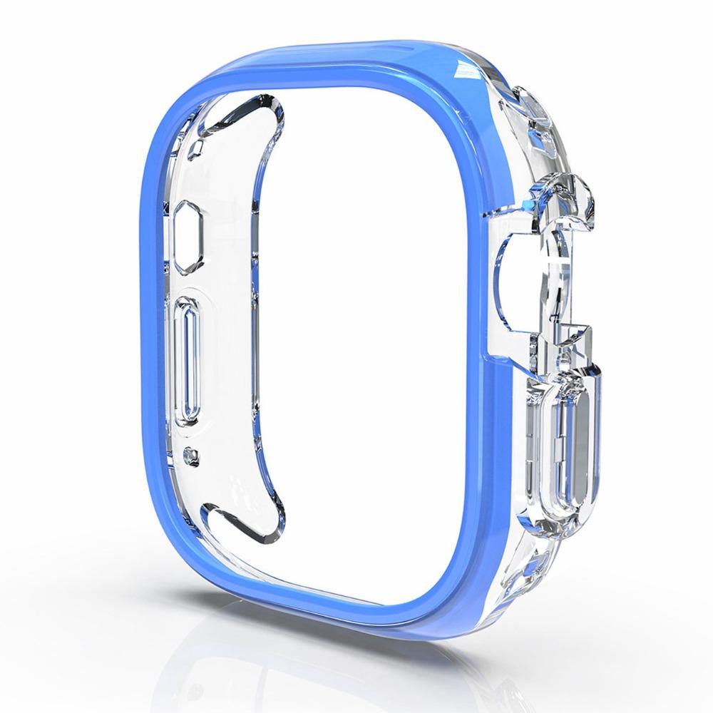 Watch Case For Apple Watch Ultra 49mm 11 10 46/42mm PC Protective Shell Iwatch 9 8 7 6 5 SE3 45/41/44mm Bumper Cover Accessories