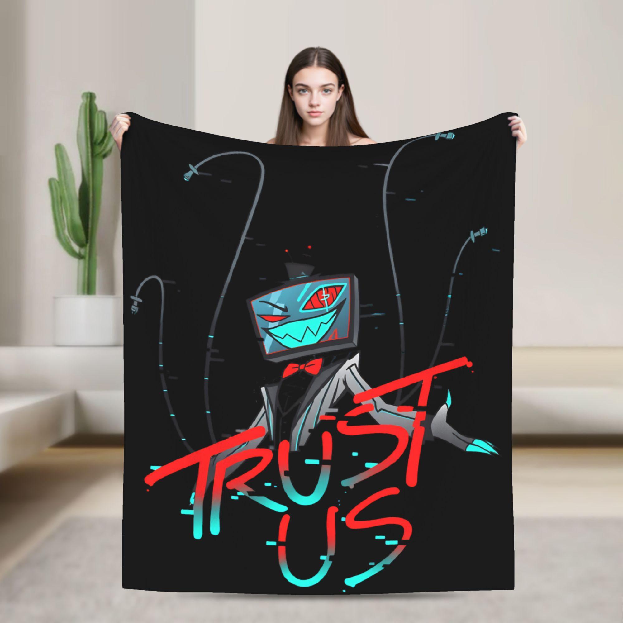 

Vox Hazbined Blankets Flannel Decoration Multi-function Warm Throw Blanket for Home Office Bedding Throws 75x90cm