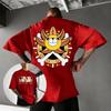 T-shirt Grafica Casual Oversize One Piece Luffy Anime Maglietta Uomo Donna Estate 2026 Manica Corta Top Streetwear Cosplay Abbigliamento Y2k