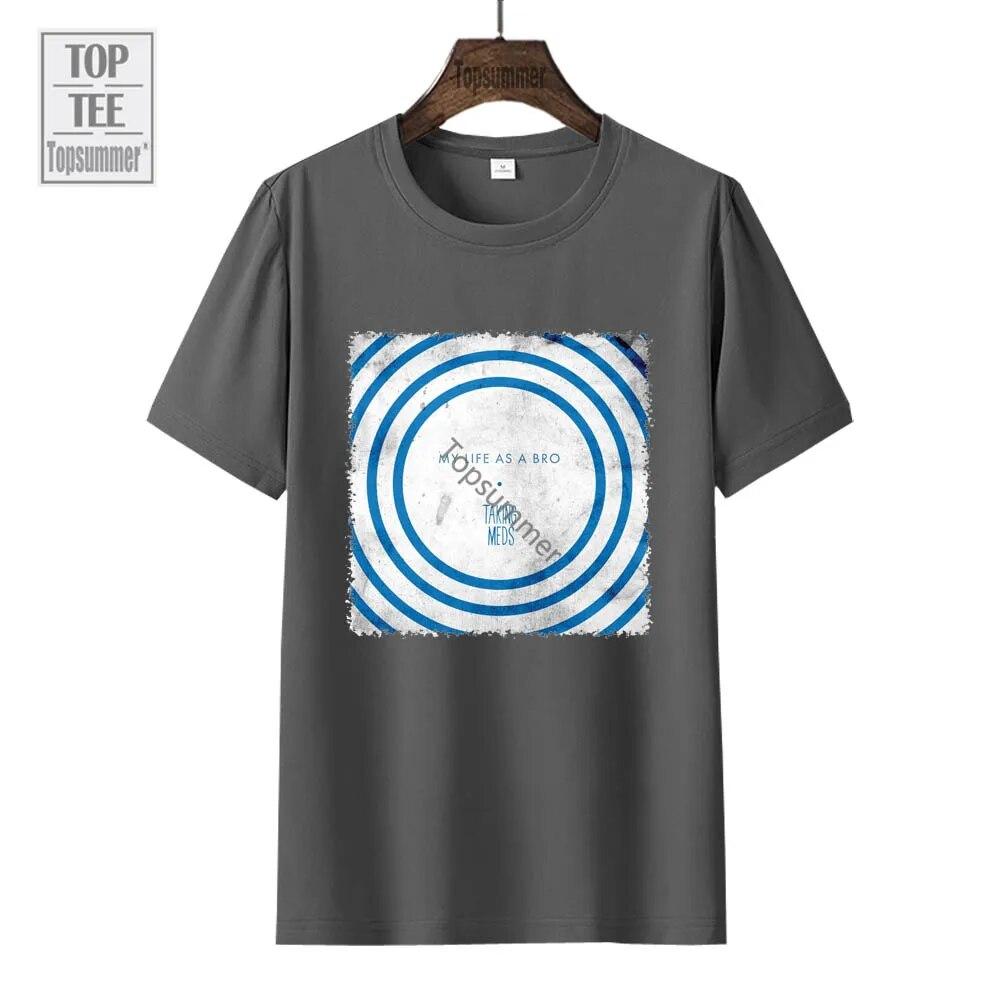 Mitt liv som en bro-album t-shirt Taking Meds Tour t-shirt Unisex Hip Hop Rock kortärmad t-shirt FeUnisex Svarta kläder
