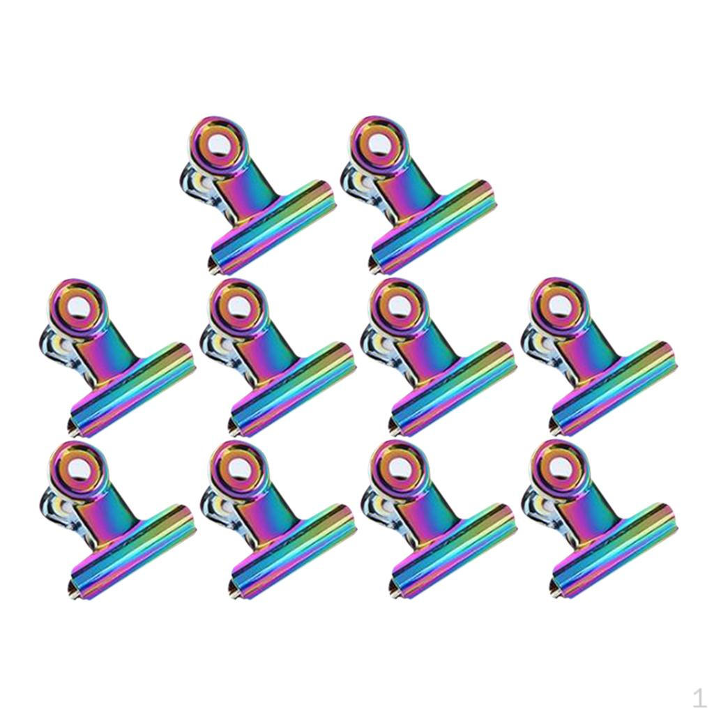 

10 шт. Зажимы для кончиков ногтей, пластиковые зажимы Multicolor
