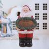 Christmas Resin Santa Claus Figurines, Sculpture, Decorative Party Ornament,