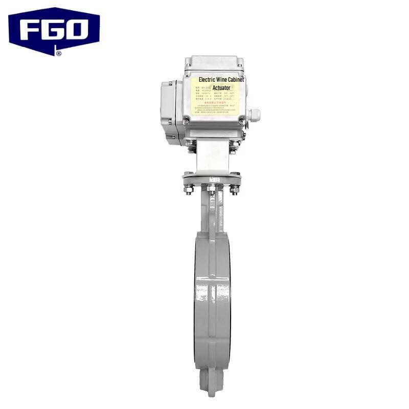 FGO Electric Wafer Butterfly Valve