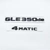 3D ABS Chrome Glossy Black Letters GLE350e GLE350de GLE500e 4Matic Emblem for Mercedes Benz W166 Car Trunk Logo Sticker