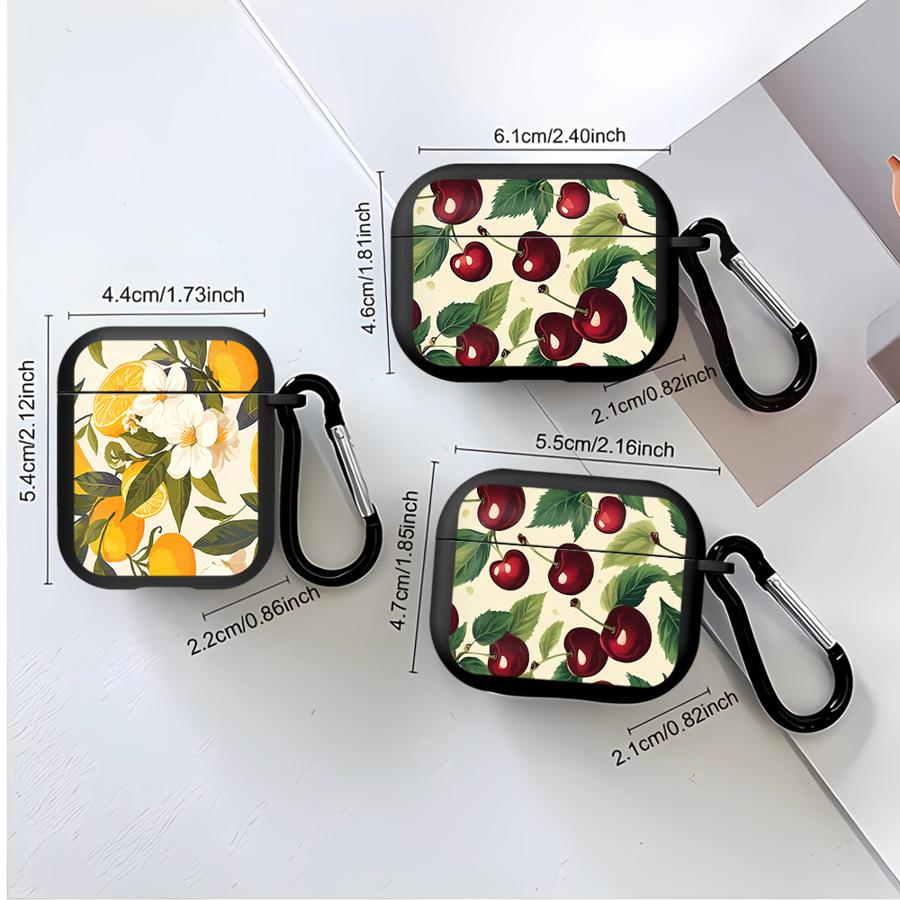 Earphone Cases Cover Case For Airpods Pro Pro3 2 4 Pro2 1 3 Cherry Lemon