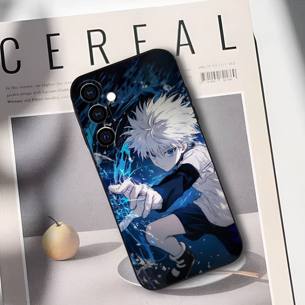 K-Killua Zoldyck H-Hunter X Hunter Handyhülle Für Samsung Galaxy A73,A72,A71,A70,A53,A52,A51,Andere Weiche Schwarze Hülle