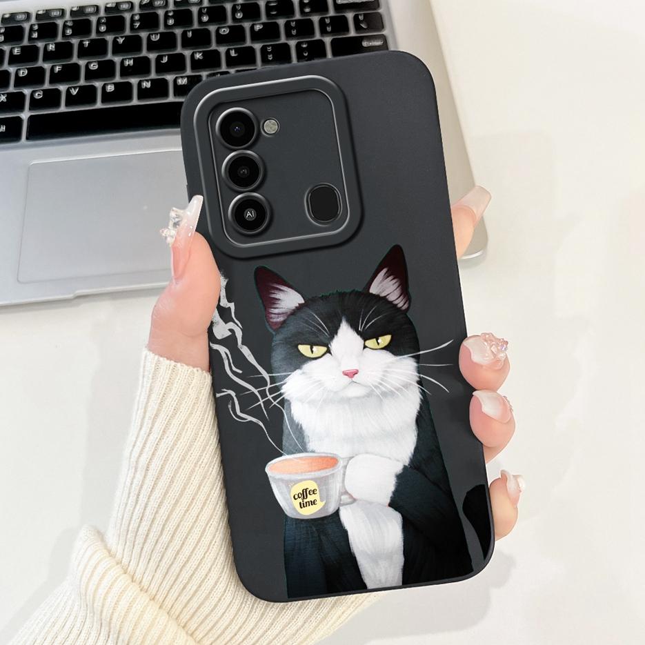 For Tecno Spark 8C Case KG5k KG5j KG5n Luxury Candy Painted Cover Soft TPU Shell For Tecno Spark Go 2022 KG5 Spark8C Phone Cases