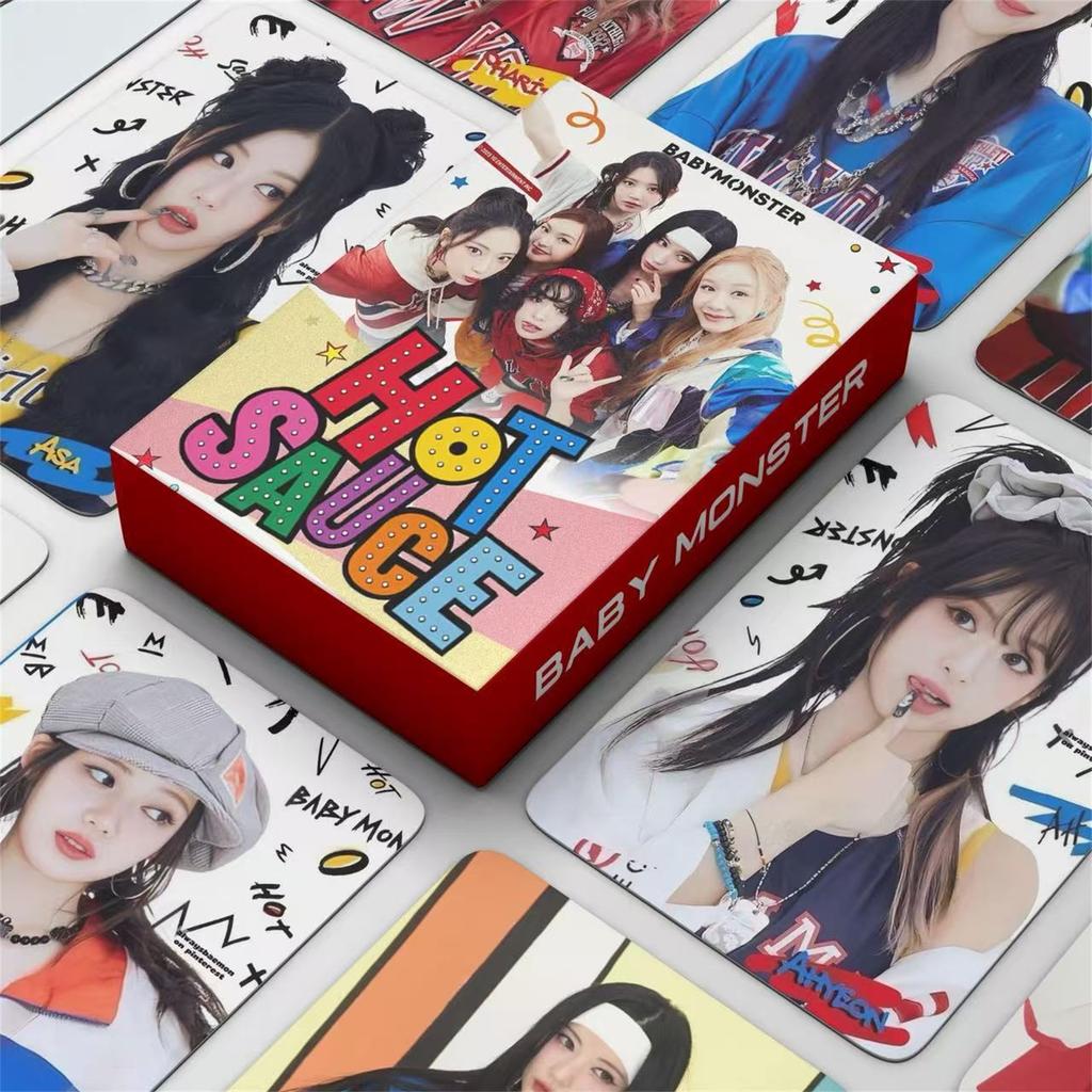 55 Little Card Girl Group Star Surrounding LOMO Cards
