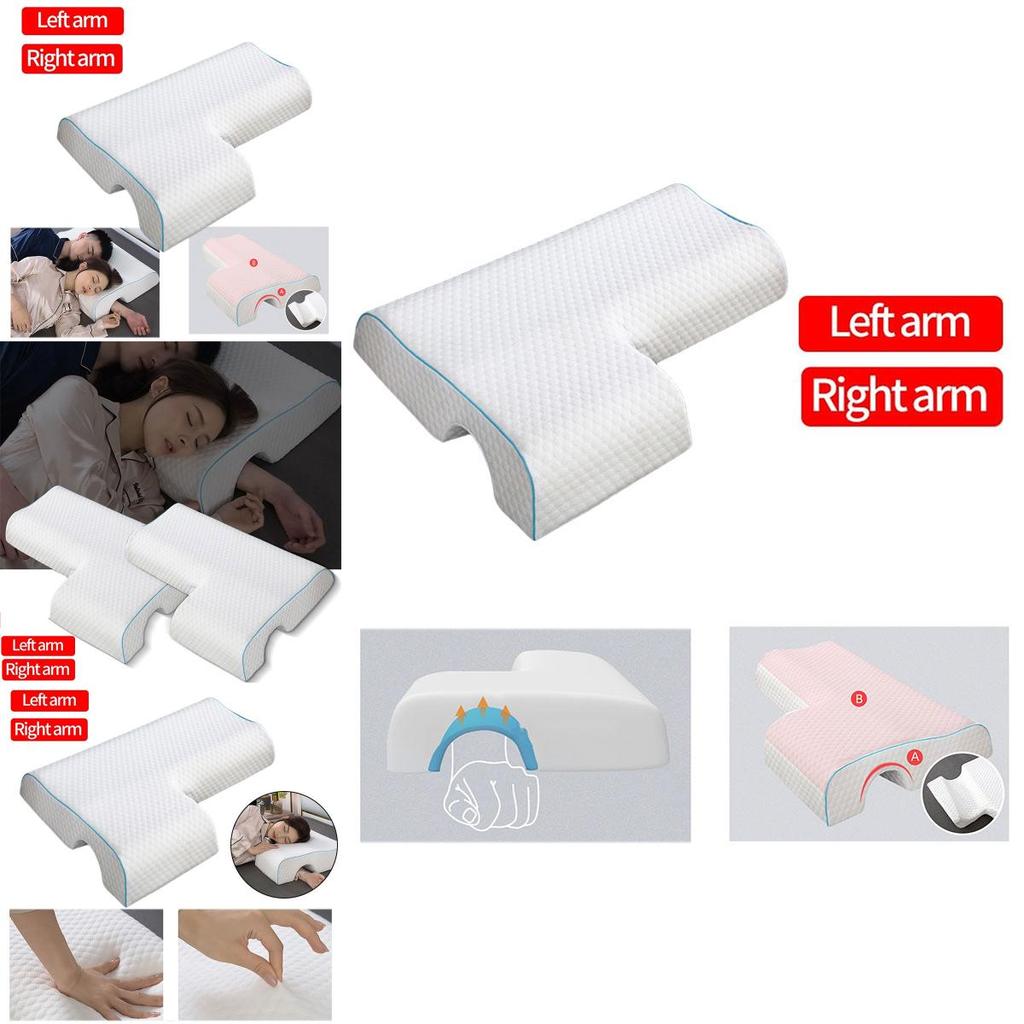 Comfortable Memory Foam Couple Pillow For Adults Non-pressure Hand Arm Support Neck Protection And Sound Sleep M Size