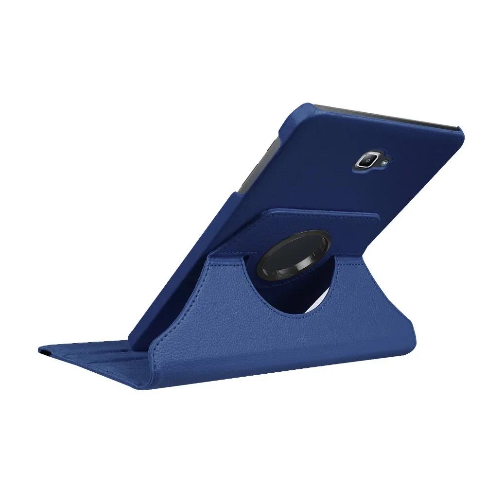 Tab A6 10.1 Hülle 360 Grad drehbare Folio PU-Leder Hülle Klapphülle Für Samsung Galaxy Tab A 6 10.1 T580 T585 10.1" Tablet Hülle