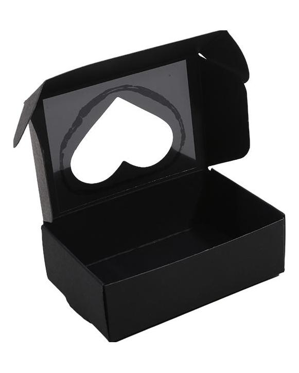 25KS Kraft papírová krabička s průhledným okénkem Domácí krabičky Dárky Balení Krabičky na sušenky Balení Krabička bonboniéra Dárek k narozeninám