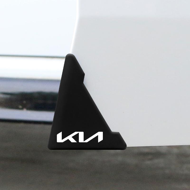 2 szt. Naklejki ochronne narożnika drzwi samochodu zapobiegające kolizjom Naklejki samochodowe do Kia Sportage Rio Picanto Ceed Soul cerato sorento