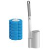Wall Mounted Toilet Brush Set for Efficient Cleaning and Space Saving In Bathrooms Wall Mount Holder