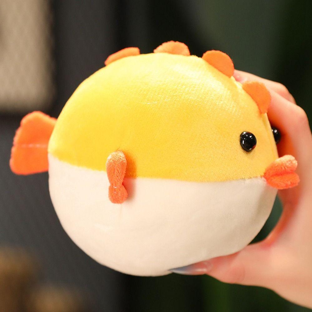 Gift Stuffed Toy Squeezes Doll Puffer Fish Plush Doll Decompression Doll Puffer Fish Plush Toy