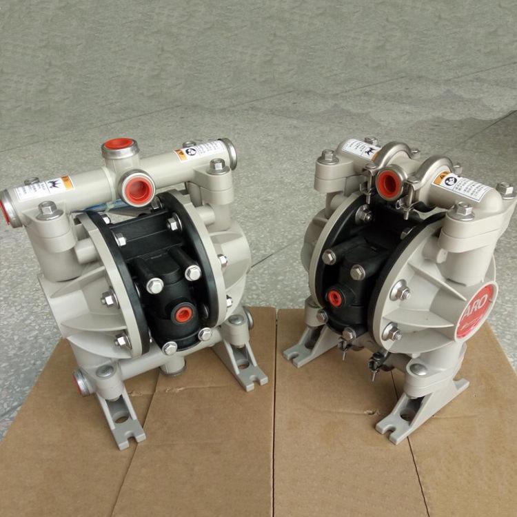 ARO Ingersoll Rand 1/2" Pneumatic Diaphragm Pump, Model 66605J-344, Highly Corrosion-Resistant.