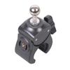 Heavy Duty Clamp Mount for Double Socket Arm Action Camera Bracket with 17.4mm Ball Head for Gadget Extension Arm