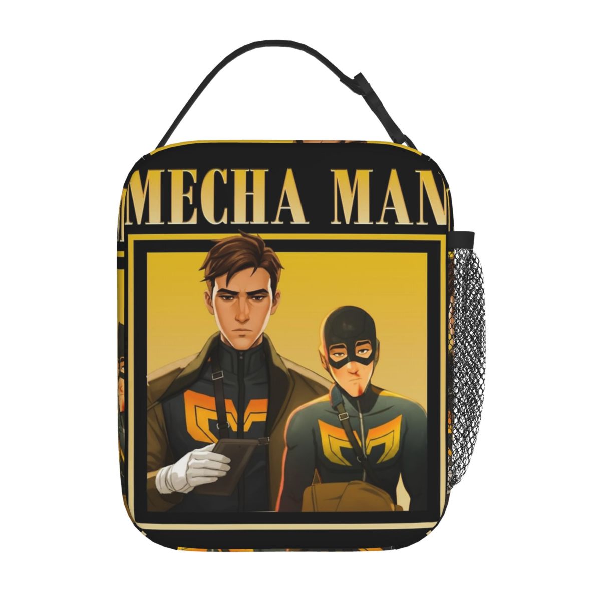 Mecha Man Robert Dispatch Game Insulated Lunch Bag High Capacity Meal Container Thermal Bag Tote Lunch Box Office Picnic Men One Size