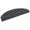 Self Adhesive Stair Treads 30 Pcs 65 X 21 X 4 Cm Dark Gray Semi Round Large