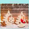 Stylish Christmas Tree Hollow Decorations Unique Wooden Ornaments For Festive Home Decor
