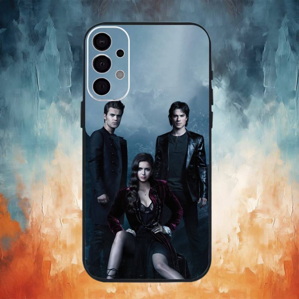 V-Vampire Diaries Phone Case For Samsung S25,S24,S21,S22,S23,S30,Ultra,S20,Plus,Fe,Note,10,9,5G Black Cover