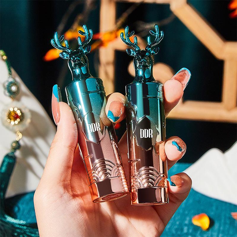 One Deer With You Velvet Matte Lipstick Gift Set - Non-Stick, Waterproof, Long-Lasting