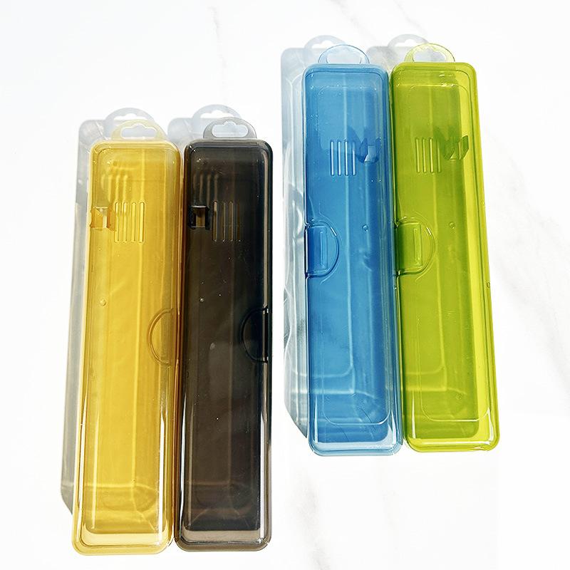 Tandenborsteldoos Transparante organizer-hoes Reisdraagbare tandenborstelhouder Plastic tandpastadoos Opbergcontainer