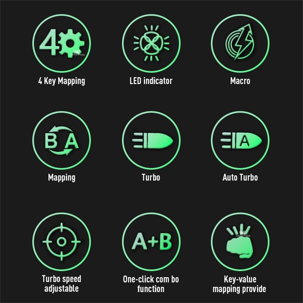 DATA FROG pentru controler Sony PlayStation 5 Palete din spate Accesoriu butonului din spate Tasta programabilă de cartografiere cu 4 taste Gamepad Extender