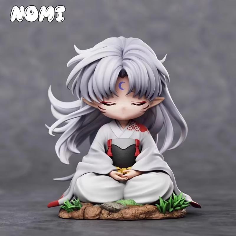 Nomi Sesshōmaru Anime Figur Inuyasha Gk Q Version Schreibtischdekoration Sammlerfigur Für Anime-Fans Jungen Überraschungsgeschenk