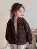 Girls' 2025 Autumn/Winter Fleece Jacket - Plush, Fashionable Sweater for Baby Girls