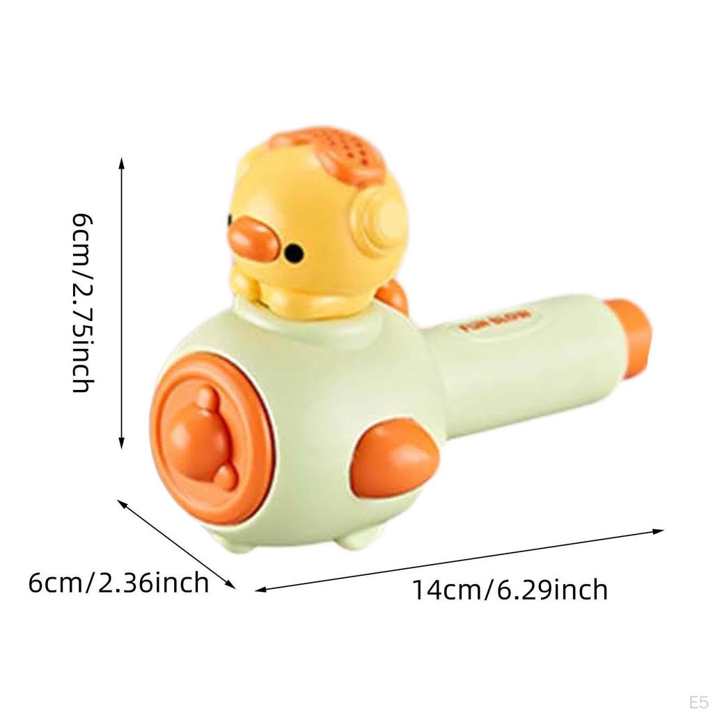 Blow Pipe Balls Balloon Blowing Ball Toy for Children Kids Toddlers Beige