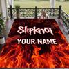 Custom Text Printed Rug Slipknot Non Slip Floor Carpet For Home Room Decor