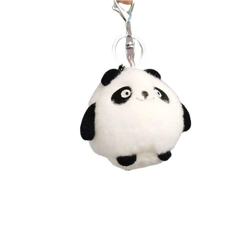 Soft Pp Cotton Filled Panda Plush Doll Keychain Backpack Decoration