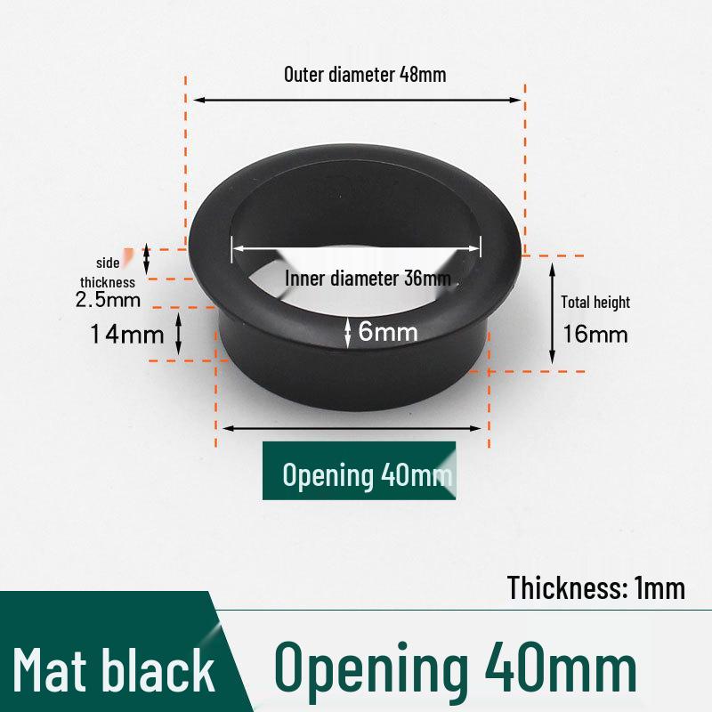 Round Cable Grommet: Desk Cable Organizer & Ventilation Cover