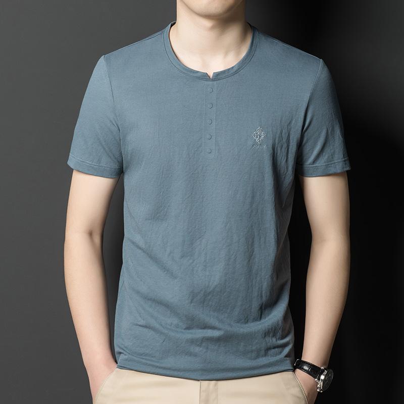 Новая летняя мужская свободная футболка с короткими рукавами — фото 8