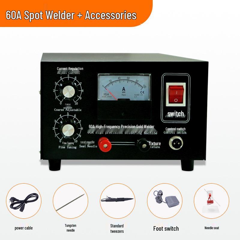 100A Inverter Pulse & Resistance Welder - Gold, Ring, Necklace, Jewelry Welding Tool