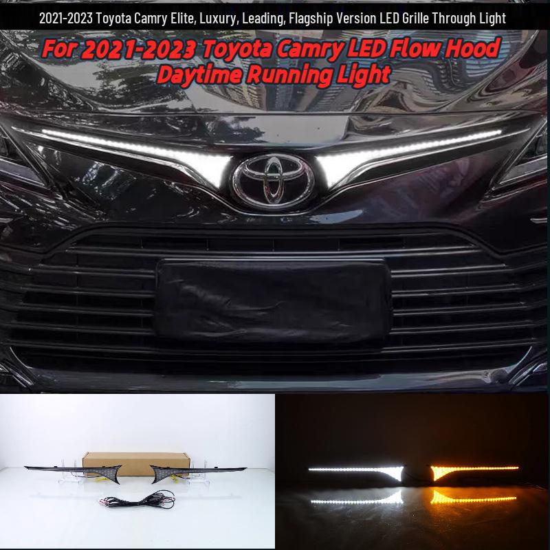 LED Grille Lights Upgrade for 2021-2023 Toyota Camry Hood