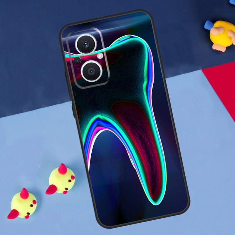 Dentist Tooth Pattern For OPPO Reno 12F 13F 14F 11F 10 11 12 13 14 Pro 8T 7 8 Lite OPPO Find X9 X8 X6 X5 Pro Case