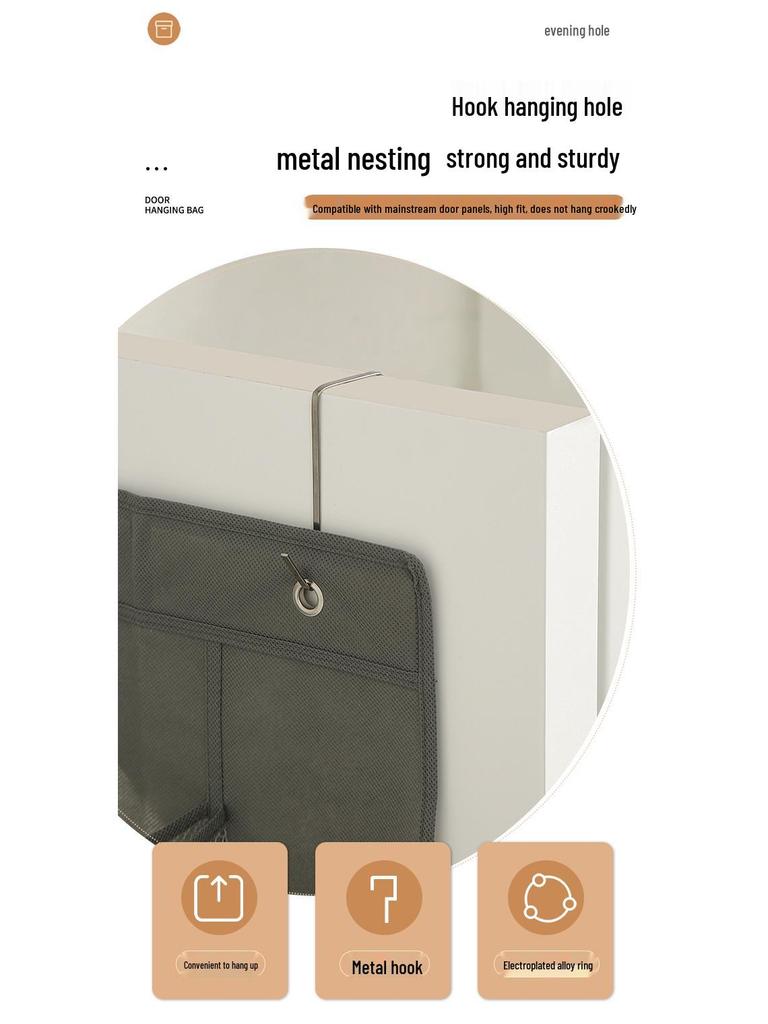 Wall-Mounted Mesh Shoe & Miscellaneous Storage Organizer