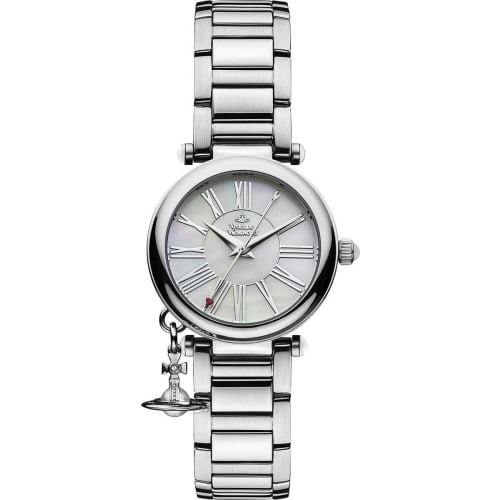 

Vivienne Westwood Women s Watch VV006PSLSL MOTHERORB White Pearl/Silver
